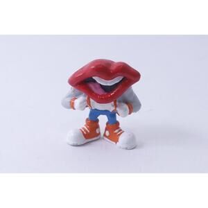 Tang, Flap the Rapper, PVC Figurine, Giant Mouth, Big Lips, 1989, General Foods,